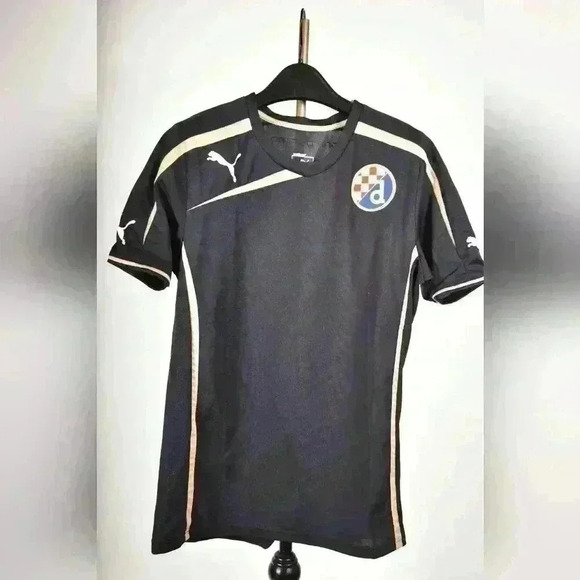 PUMA GNK DINAMO ZAGREB Navy Gold Embroider Polyester  Youth Jersey Small 745527 - Picture 1 of 9